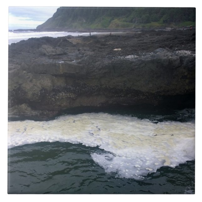 Azulejo Cabo Perpetua, Costa de Oregón (Frente)