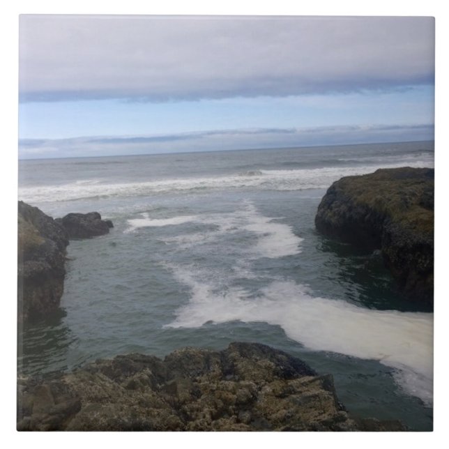 Azulejo Cabo Perpetua, Costa de Oregón (Frente)