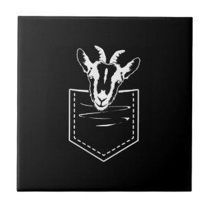 Azulejo Cabra En Un Bolsillo Lote Gracioso