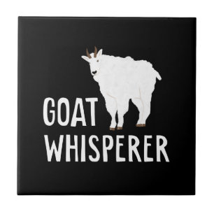 Azulejo Cabra Whisperer Funny Goat Farm Tshirt Mascota Goa
