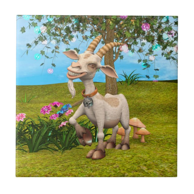 Azulejo Cabrito Feliz (Frente)