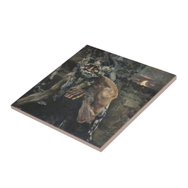Azulejo Cacerola de Mikhail Vrubel- (Lado)