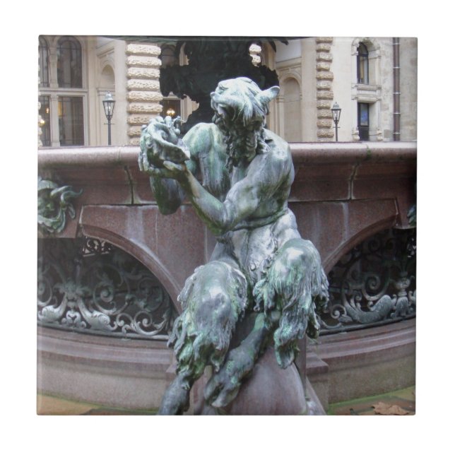 Azulejo Cacerola griega de dios (Frente)