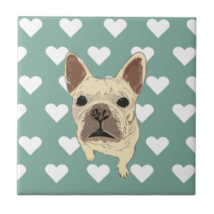 Azulejo cachorro de Bulldog Francés