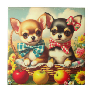 Azulejo Cachorros de Chihuahua