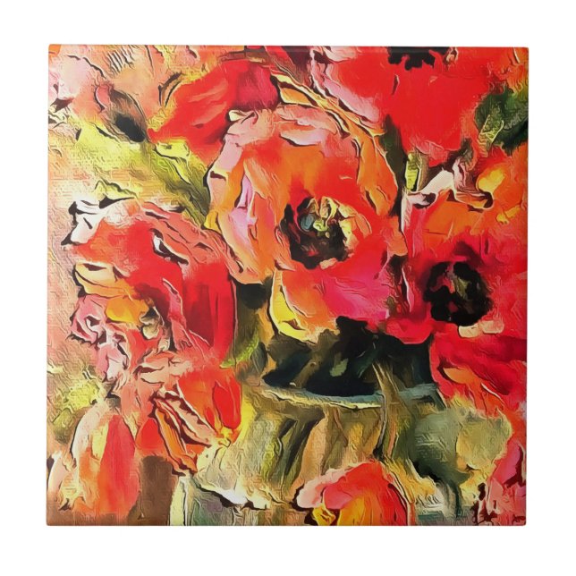 Azulejo Cachorros En Un Arte De Contorno Negro De Vaso (Frente)