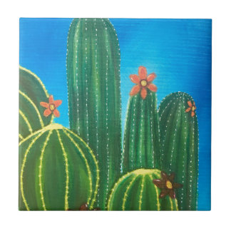 Azulejo Cactus colorido