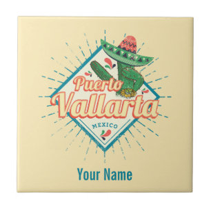 Azulejo Cactus de baile de Puerto Vallarta Jalisco México