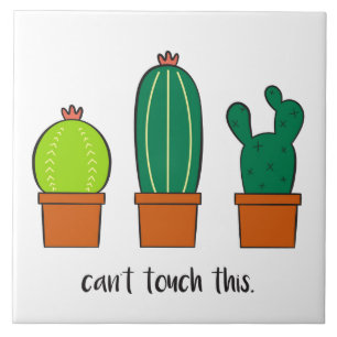 Azulejo Cactus ilustrado