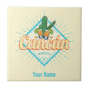 Azulejo Cactus Vintage Tequila