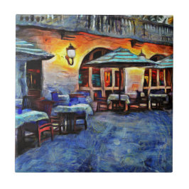 Azulejo Cafe de San Antonio