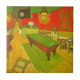 Azulejo Café Nocturno por Vincent van Gogh
