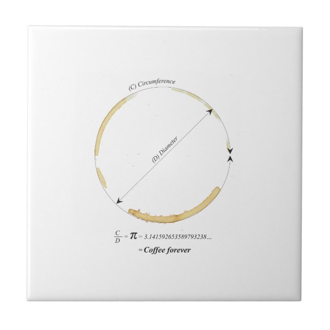 Azulejo café para siempre (Frente)