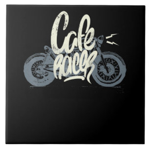 Azulejo Cafe Racer Gift Para Los Amantes De La Motocicleta