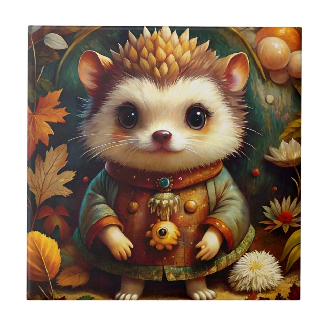 Azulejo Caída del hedgehog (Frente)