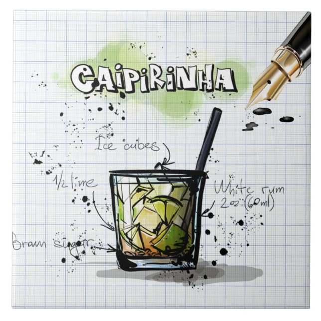 Azulejo Caipirinha (Frente)