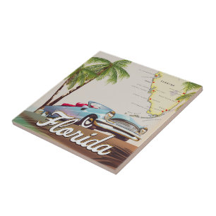 Azulejo Caja de regalo de Florida