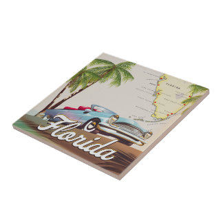 Azulejo Caja de regalo de Florida