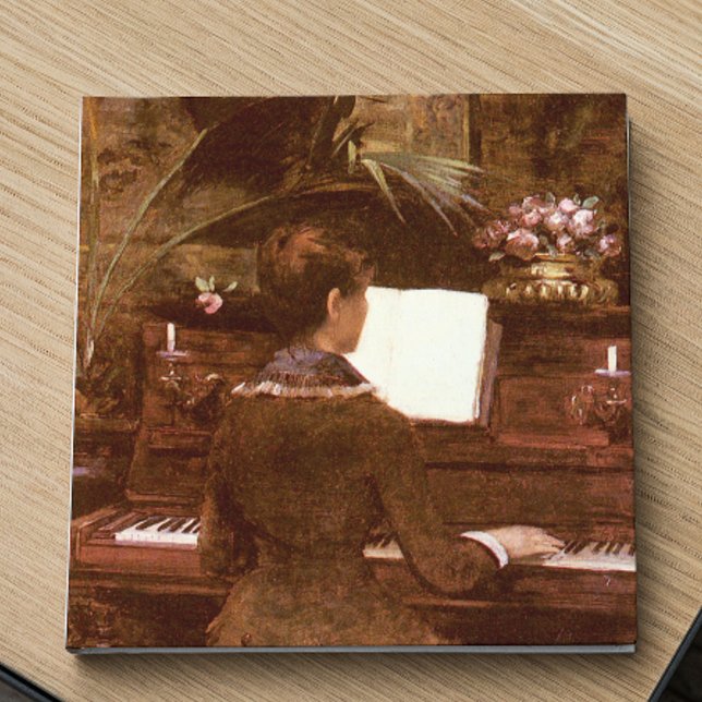 Azulejo Caja de regalo de piano para mujer (Subido por el creador)