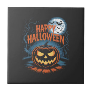 Azulejo Calabaza de Jack espeluznante Halloween