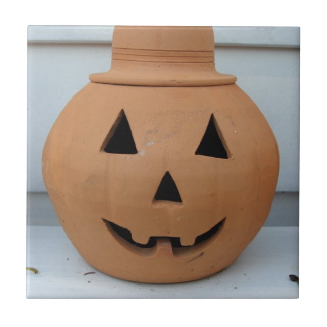 Azulejo Calabaza de sombrero superior (Frente)