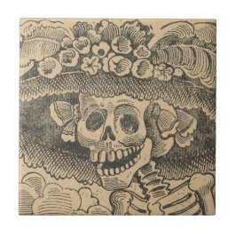 Azulejo Calavera Catrina (Dapper Skeleton) (Cráneo Elegant