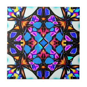 Azulejo Caleidoscopio II Psicodélico sin Psicolicos