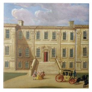 Azulejo Calke Pasillo, Derbyshire, Seat de sir Henry Harp