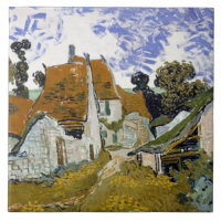 Calle Auvers-sur-Oise por Vincent van Gogh