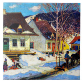 Azulejo Calle Quebec de Clarence Gagnon