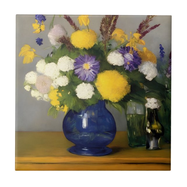 Azulejo Calm Watercolor Arte Botánico (Frente)