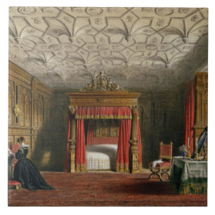 Azulejo Cámara embutida, Sizergh, Westmoreland, 1849 (w/c