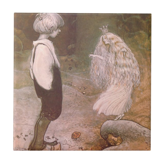 Azulejo Cambiado Por La Magia Por John Bauer (Frente)