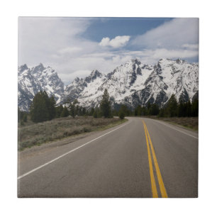 Azulejo Camino a la cordillera de Teton