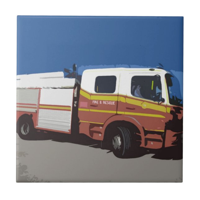 Azulejo Camión de bomberos (Frente)