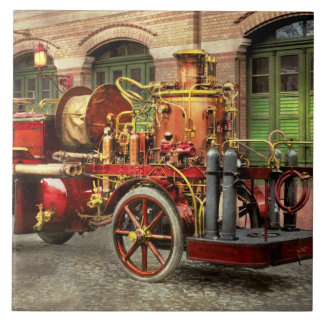 Azulejo Camión de bomberos - Un camión bomba eléctrico 190