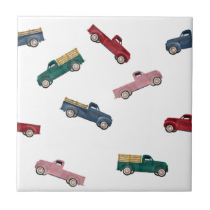 Azulejo Camiones de recogida Vehículos de transporte de co