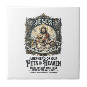 Azulejo Camiseta conmemorativa del recuerdo de Jesús masco