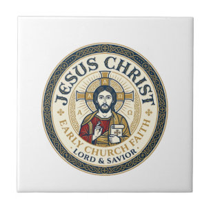 Azulejo Camiseta Cristiana Antigua Padres del Desierto de