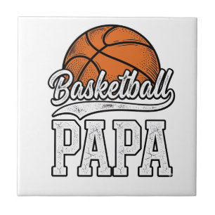 Azulejo Camiseta de diseño de grabado vintage de papá de b