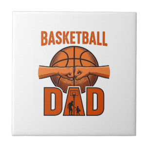 Azulejo Camiseta de diseño de grabado vintage para papá de
