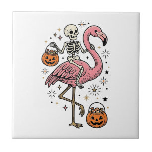 Azulejo Camiseta de Dulce de Halloween de Flamenco Montand