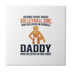 Azulejo Camiseta de grabado vintage de Daddy de chica de v