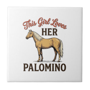 Azulejo Camiseta de grabado vintage para amante de caballo