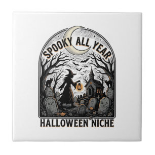 Azulejo Camiseta de Halloween todos los días Diseño espelu