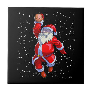 Azulejo Camiseta de Navidad de Baloncesto Hombres Chicos B