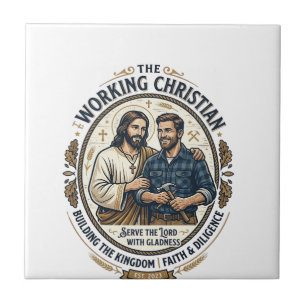 Azulejo Camiseta de oficios de construcción de Jesús Gráfi
