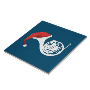 Azulejo Camiseta del Cuerno Francés navidades - Cuerno de
