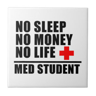 Azulejo Camiseta Divertida de Facultad de MedicinaConfía e