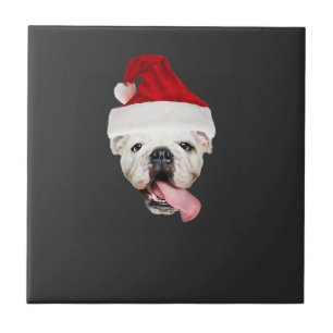 Azulejo Camiseta esencial de Santa Bulldog